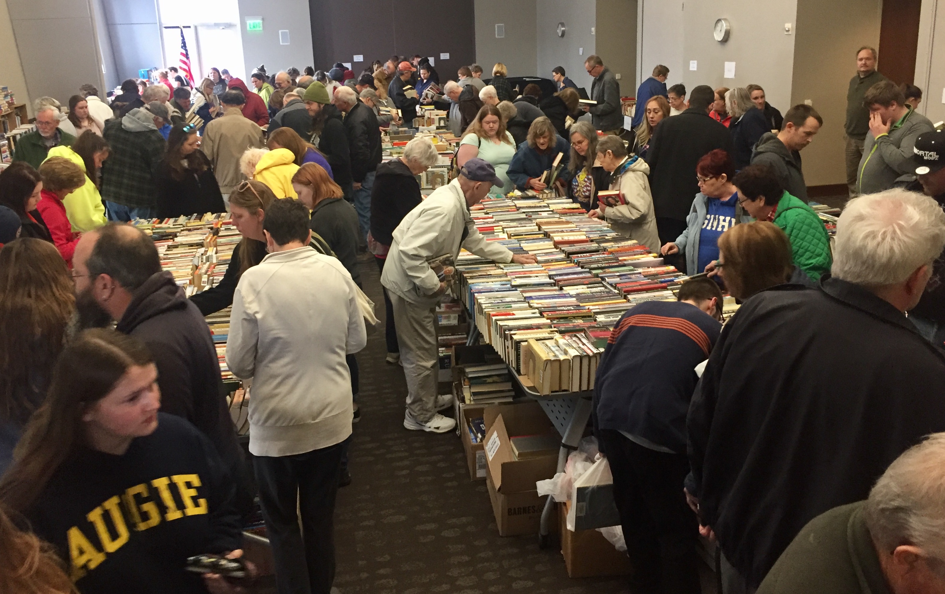 There will be 1000's of books to choose from
