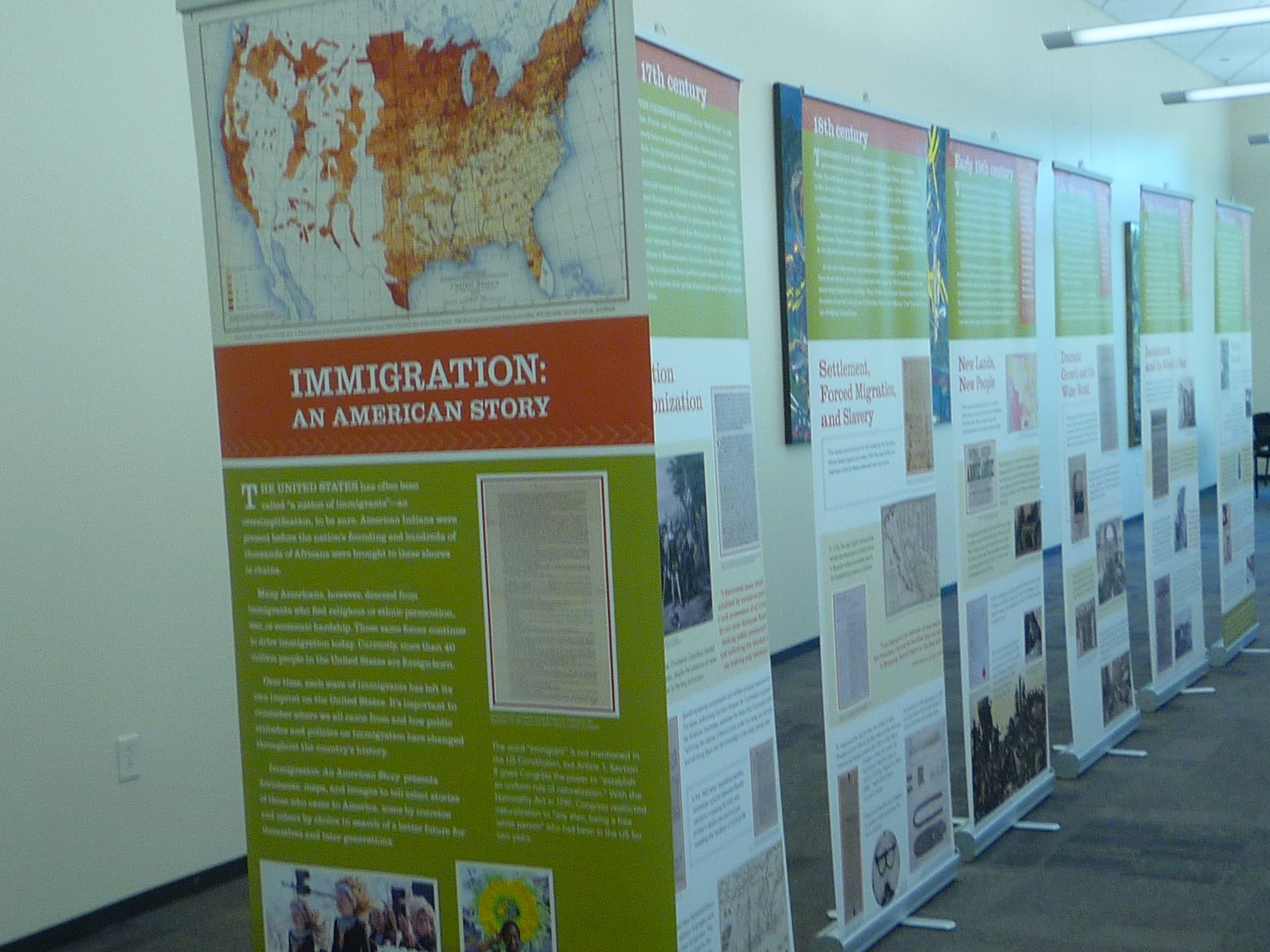 Immigration: An American Story exhibit photo