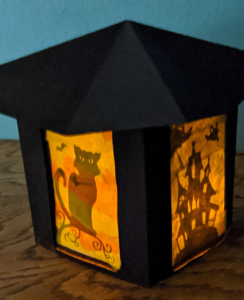 Paper Halloween Lantern