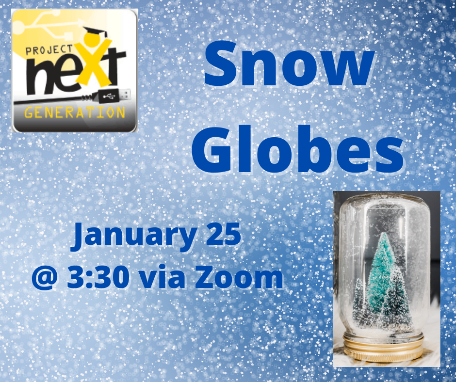 PNG Snow Globes January 25 @ 3:30