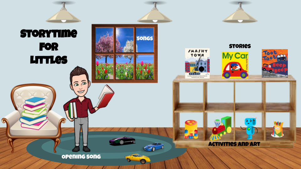 Join us in the virtual storytime room!
