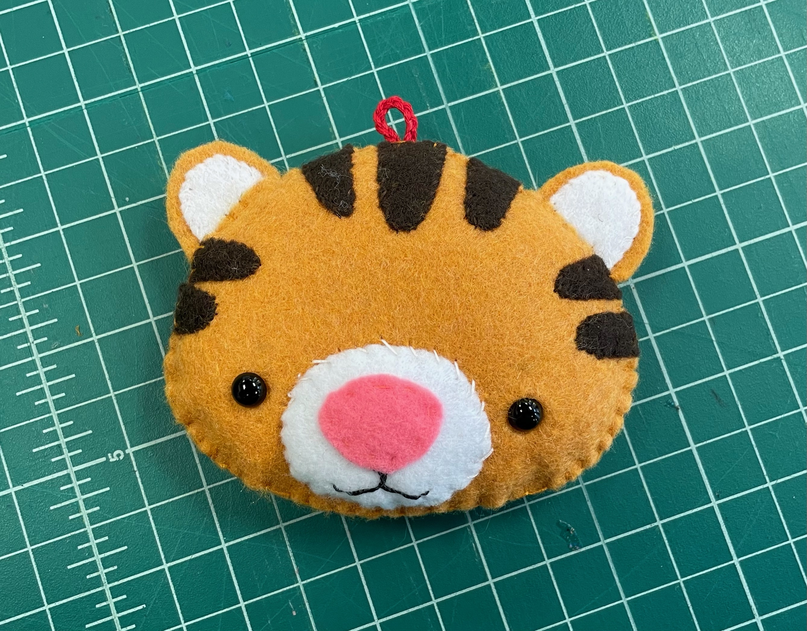 Tiger Stuffie Keychain 