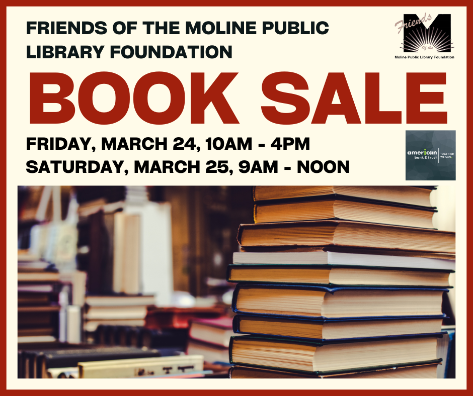 Friends Book Sale March 24 and March 25