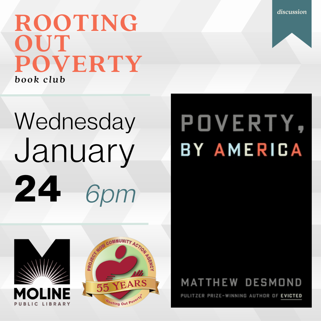 Rooting Out Poverty Book Club | Moline Public Library