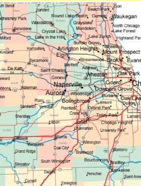 Map of Illinois