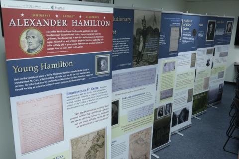 Alexander Hamilton Exhibit Photo