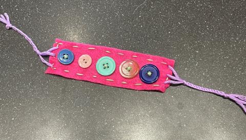 Sew Fun - Button Friendship Bracelet