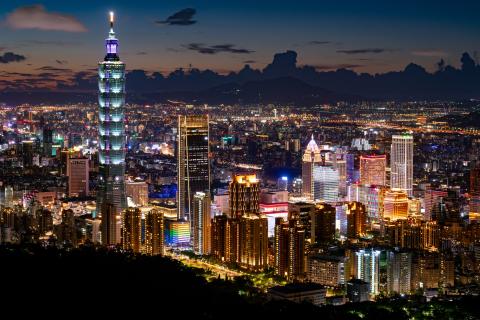 Taipei, Taiwan at night