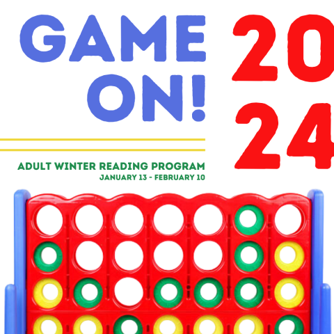adult winter reading program / january 13 to february 10 2024