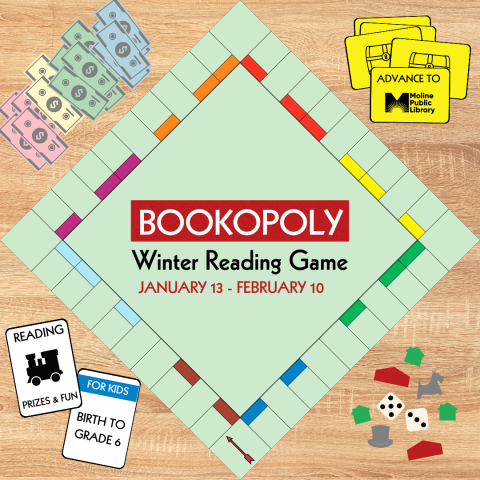 Bookopoly Winter Reading Game