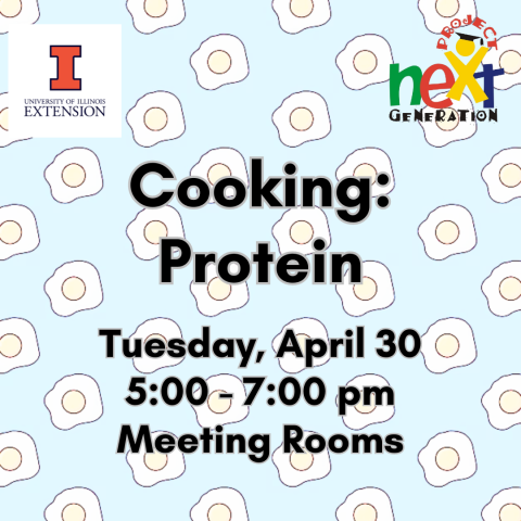 PNG Cooking: Protein on Tuesday, April 30 at 5:00 pm