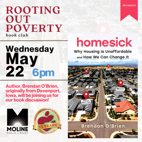rooting out poverty book club / homesick by brendan o'brien / may 22 2024