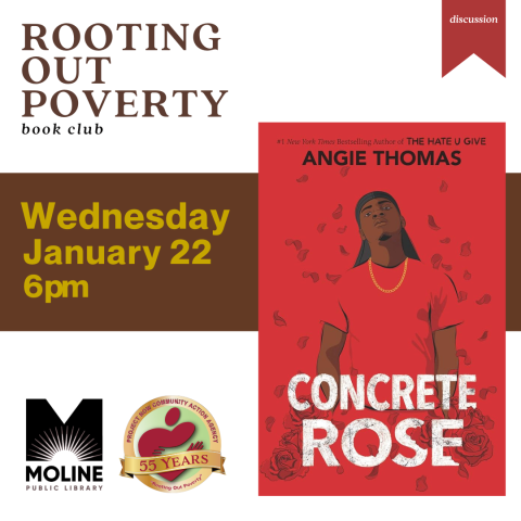 rooting out poverty book club / concrete rose / wednesday january 22 2024