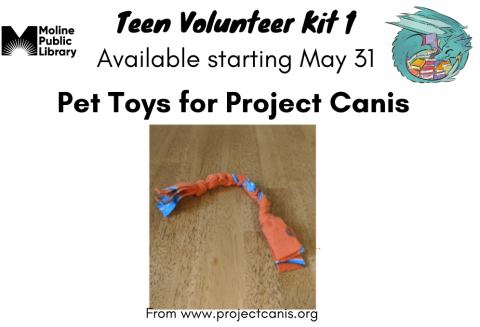 White background with photo of orange braided dog toy and MPL logo