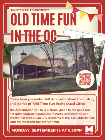 Twisted Tales Presents Old Time Fun in the QC - September 15, 2025 at 6:30pm