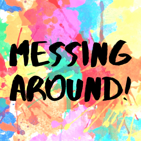 Messing Around over paint splatter