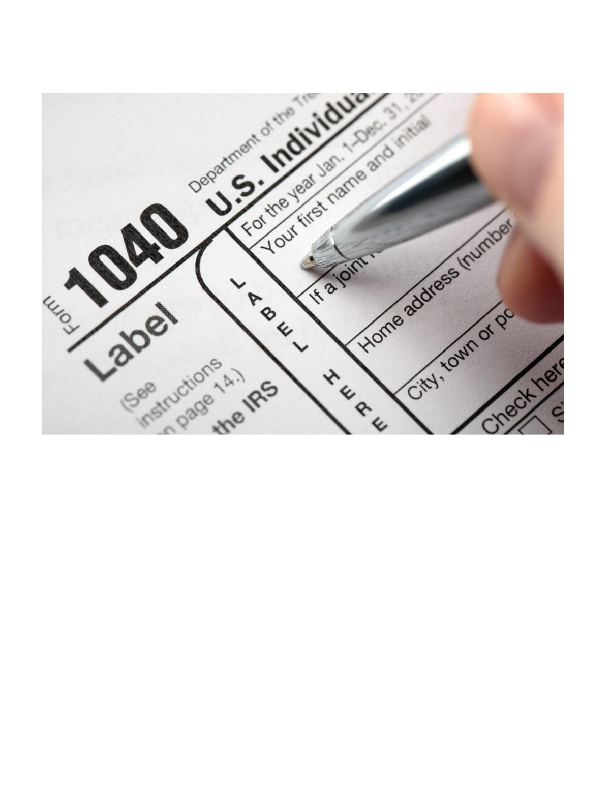 1040 tax form