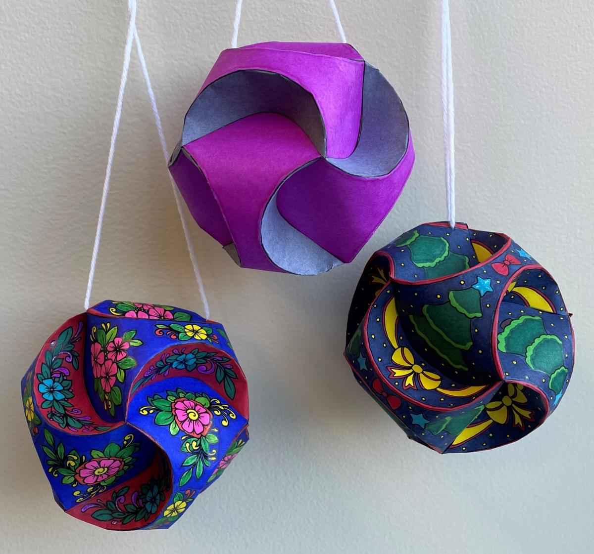 Triskele Paper Globes