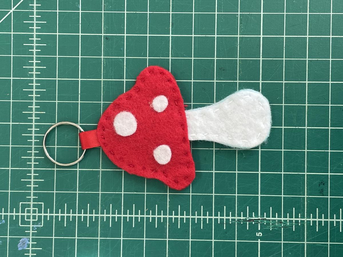 Mushroom Keychain