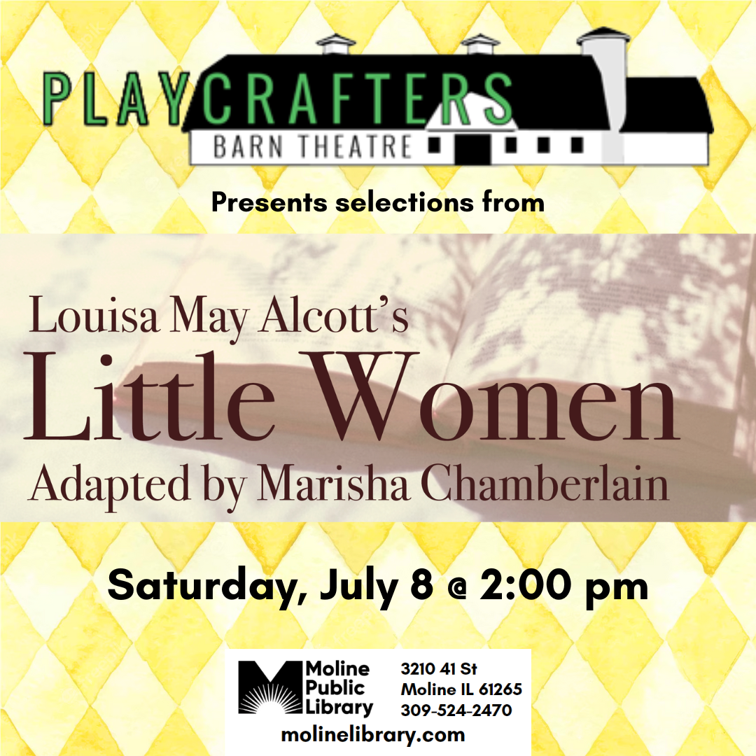 Playcrafters presents selections from Little Women on July 8 at 2:00