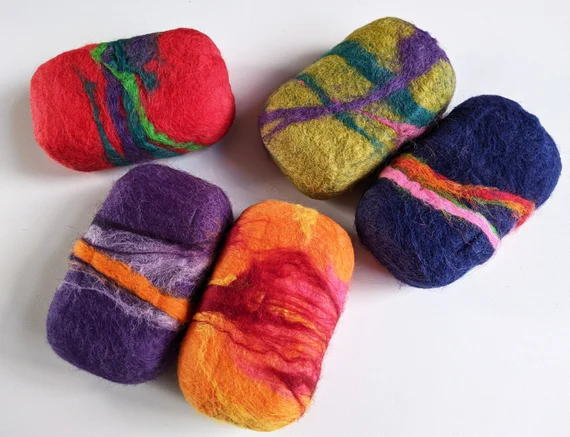 felted soap