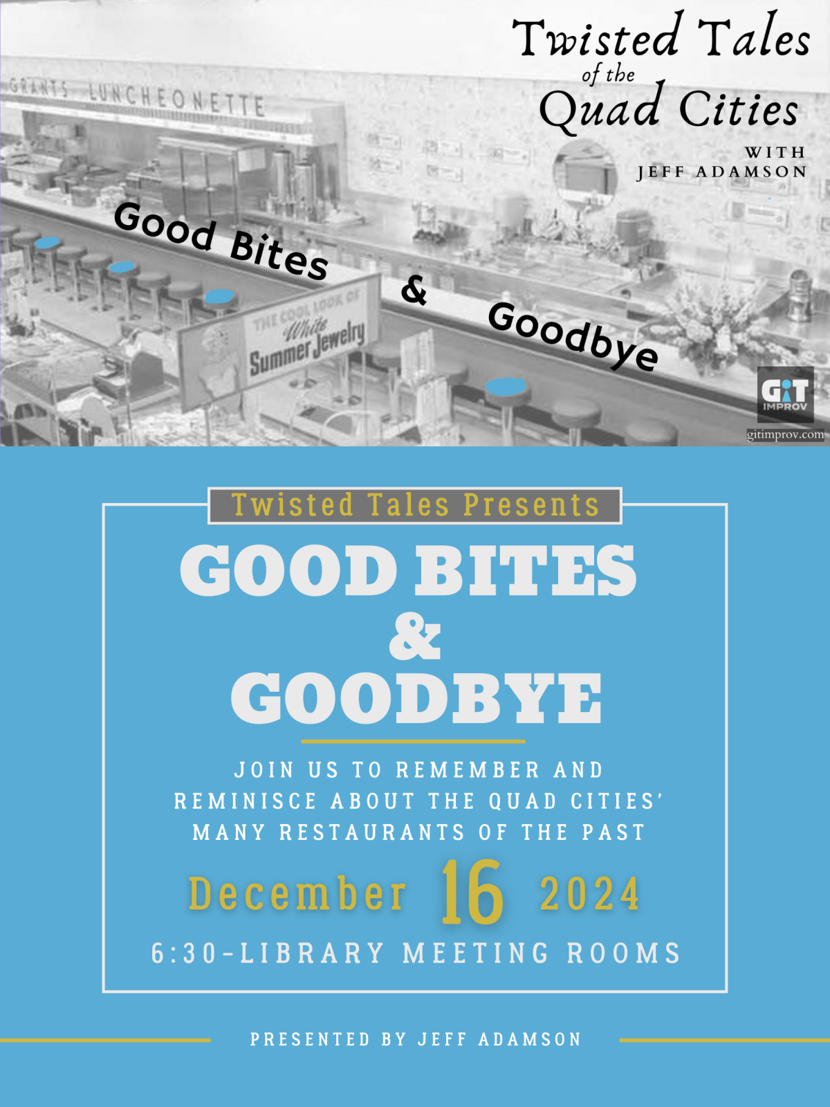 Twisted Tales Presents Good Bites & Goodbye, December 16, 2024