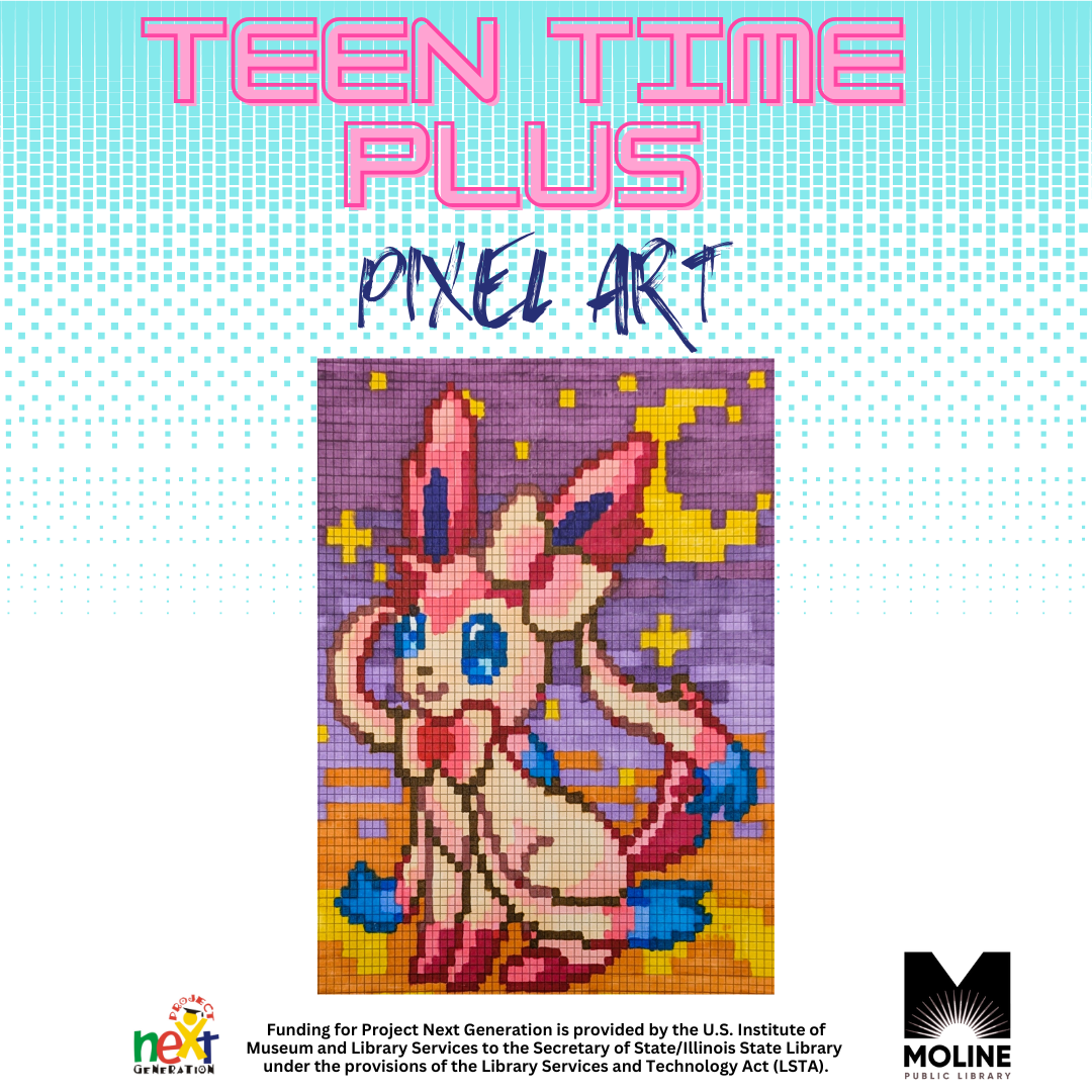 A sylveon sprite with a night sky background.