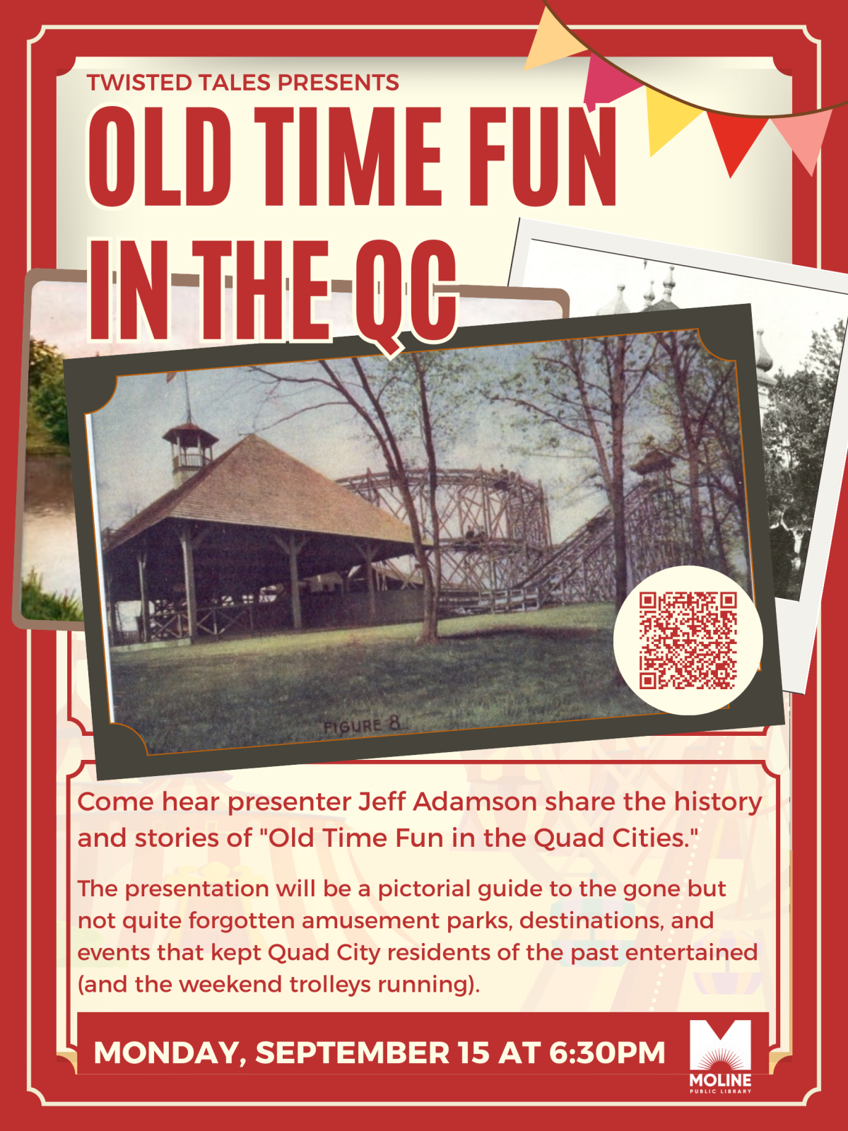 Twisted Tales Presents Old Time Fun in the QC - September 15, 2025 at 6:30pm