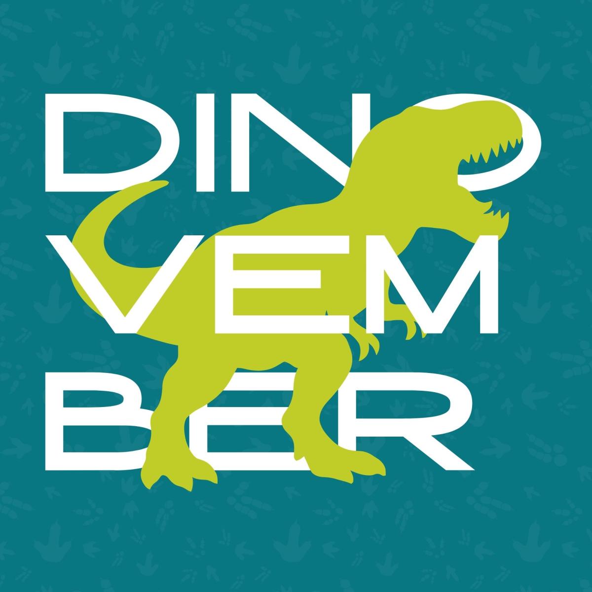 dinovember with a t-rex on top