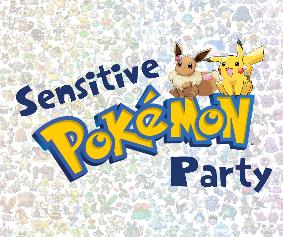 Sensitive Pokémon Party with Eevee and Pikachu